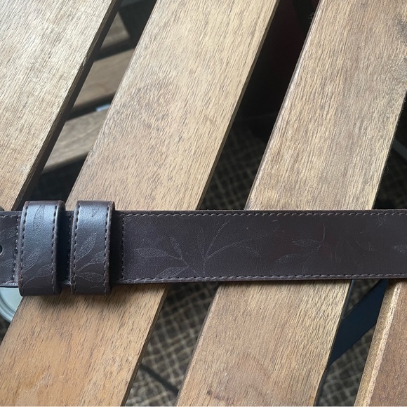 Renaissance genuine leather brown belt S/P - Picture 4 of 5